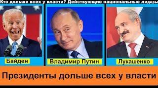 Действующие национальные лидеры которые управляют дольше всего. Кто дольше всех у власти?