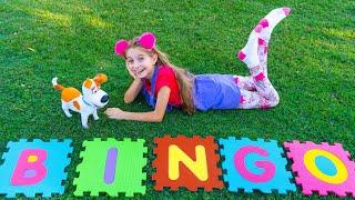 Bingo song  Children songs with Alicia and Alex by Sunny Kids Songs