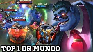 Wild Rift Dr mundo   Top 1 Dr mundo Gameplay Rank Grandmaster