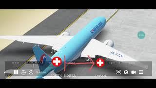 KOREA AIR TIMELPASE BOEING 777-200ER SEOUL AND TOKYO HOLMYDYD INFINITE FLIGHT GHOLMHFXK BONHOINETHA