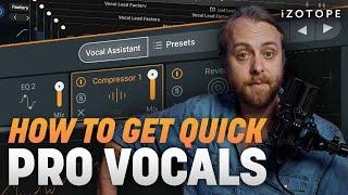 How to Quickly Mix Vocals Like a Pro  Stock Plug-ins vs. iZotope Nectar