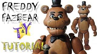 Как слепить Фредди Фазбера ФНАФ из пластилина Туториал Freddy Fazbear from clay Tutorial