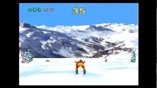Val dIsère Skiing and Snowboarding -- Atari Jaguar Nice and Games
