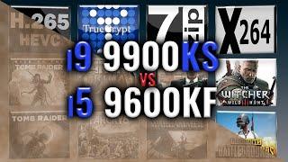 Intel i9 9900KS vs i5 9600KF Benchmarks  Test Review  Gaming  15 Tests