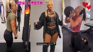 Toni Storm workout routine at home and Gym  Toni Storm short videos