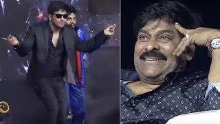 Hero Nikhil Superb Dance Performance For Chiranjeevi Songs @ Arjun Suravaram Pre Release Event