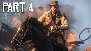 Red Dead Redemption 2 Gameplay Walkthrough Part 4 - EXPLORING RDR 2 PS4 Pro Gameplay