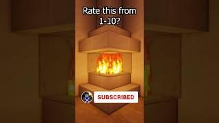 Minecraft Simple Fireplace Tutorial 