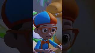 Do The T-Rex Shuffle  Blippi Roblox Shorts  #shorts #blippi #roblox