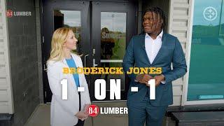 Exclusive 1-on-1 interview with RD 1 draft pick Broderick Jones  Pittsburgh Steelers