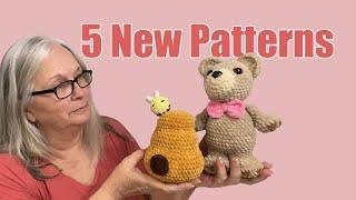 I Crocheted 5 New Plushie Patterns in 3 days