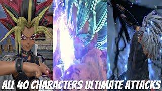 JUMP FORCE - All Characters Ultimate Attacks & Transformations All 40 Characters Full Game Roster
