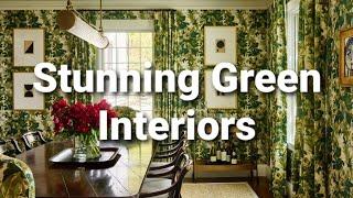 Stunning Green Interiors  Home Decor Ideas