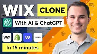 How to Build a Website Builder like Wix Shopify Webflow or Bubble AI + ChatGPT