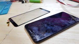 طريقة تغيير زجاج حماية huawei mate 10 lite  Display Replacement Screen Repair