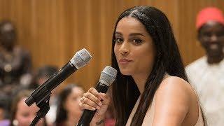 Lilly Singh IISuperwomanII speaks at #Youth2030  - launch of the United Nations Strategy