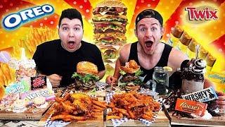 THE ALL AMERICAN CHEAT MEAL CHALLENGE 25000+ CALORIES