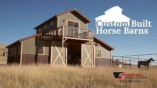 Custom Built Horse Barns