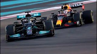 Crowd reaction Max Verstappen overtaking Lewis Hamilton on final lap in Abu Dhabi GP