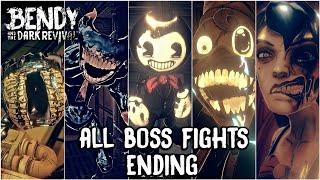 Bendy and the Dark Revival All Boss Fights + Ending 2K60fps BATDR