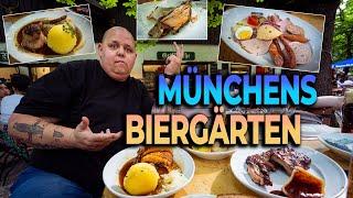 Meine TOP 3 Biergärten in München  Ich probiere das leckerste bayrische Essen  Foodtour