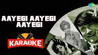 Aayegi Aayegi Aayegi - Karaoke With Lyrics  Lata Mangeshkar  Laxmikant-Pyarelal  Anand Bakshi