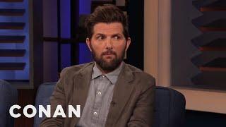 Adam Scott Always Looks Pissed  CONAN on TBS