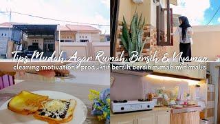 Vlog Bersih Bersih Rumah  Tips Agar Rumah Bersih & Nyaman  Cleaning Motivation  Rumah Minimalis