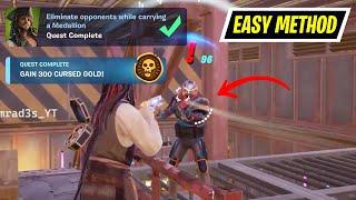 How to EASILY Eliminate opponents while carrying a Medallion Fortnite