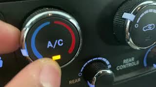 Dodge Grand Caravan - Air conditioner and heating controls