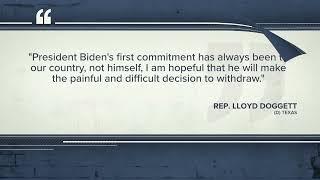 Lloyd Doggett is first democratic lawmaker to call for President Biden to drop out of race