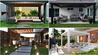  50 Modern Patio Design Ideas 2023  Backyard Garden Landscaping ideas 