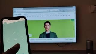 Using Swipe & Share feature on TV Remote 3 APP to view Mobile01 website