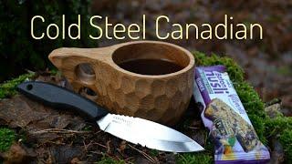 Нож cold steel canadian belt knife. Обзор. Сравнение с mora companion.