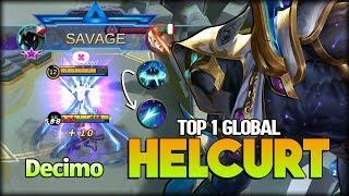 SAVAGE Silent King Helcurt 91.6% Win Rate Decimo Top 1 Global Helcurt - Mobile Legends