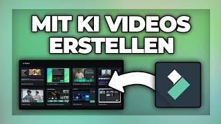 mit KI Videos erstellen und schneiden  Schnittprogramm für PC & Handy - Filmora Tutorial