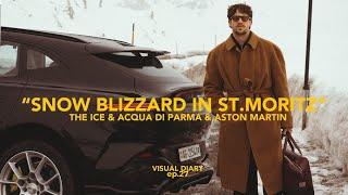 Snow blizzard of a decade in St.Moritz  Aston Martin DBX707 & The ICE  Suvretta House Visual diary