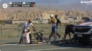 RESUMEN 3 ETAPA UAE TOUR 2024 BESTIAL CAIDA ADAM YATES