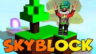 GÖKYÜZÜNDE HAYATTA KALMAK  ROBLOX SKYBLOCK TÜRKÇE  BÖLÜM 1