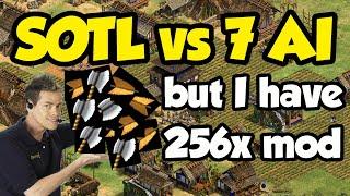 SOTL vs 7 Extreme AI but I have 256x mod