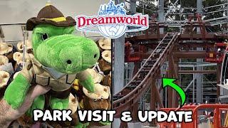 Dreamworld Gold Coast  New Roller Coaster Ride Progress Park Update & More