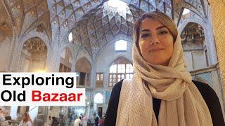 Exploring Old Traditional Bazaar in Iran Kashan  Hello Iran TV