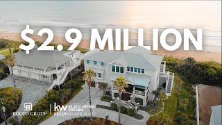 $2.9 MILLION DOLLAR OCEANFRONT HOUSE TOUR PONTE VEDRA BEACH FL