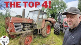 YOUR TOP 4 TRACTORS