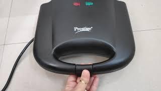 PRESTIGE  grill Sandwich 800 watt  toaster Review+ Demo  How to use electric sandwich toaster