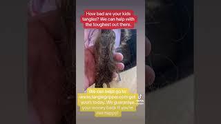 Worst Tangles #hair #viral #parenting #beauty #mom #shorts #fyp #fyptiktok #trending #momlife