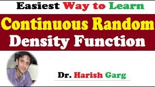 Continuous Random Variable   Distribution Function