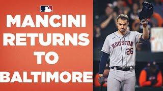 Trey Mancini makes emotional return to Baltimore Receives warm welcome back