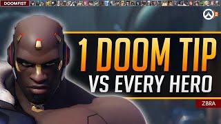 1 DOOMFIST TIP for EVERY HERO ft. ZBRA