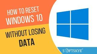 How to Reset Windows 10  Windows 10 Recovery  Reset My Laptop